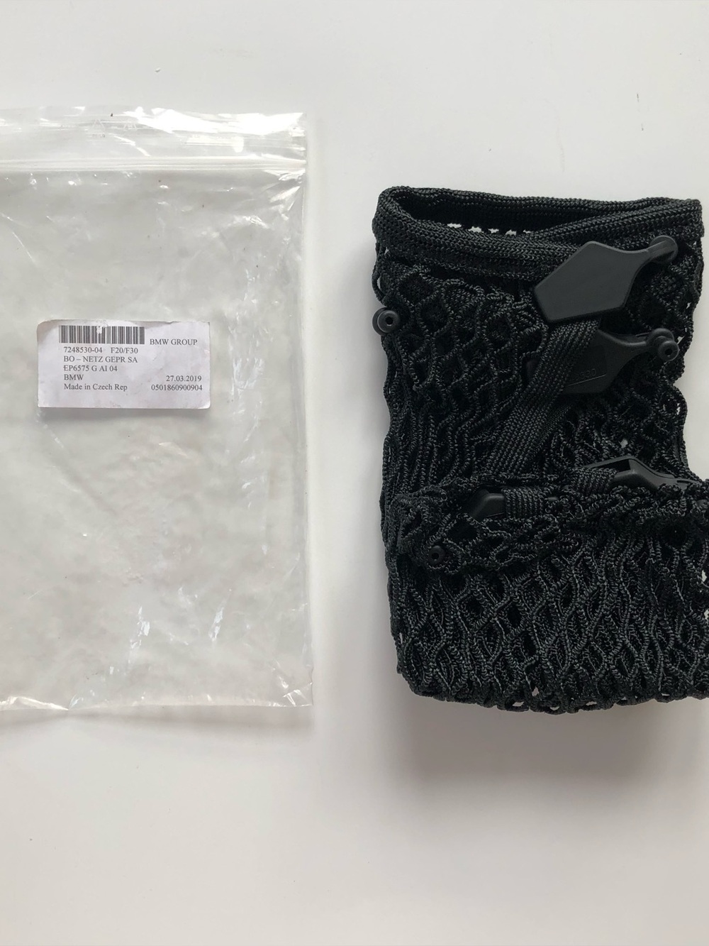 NEW BMW Cargo/Luggage Net Compartment Floor Trunk Boot OEM 7248530 Mesh Storage